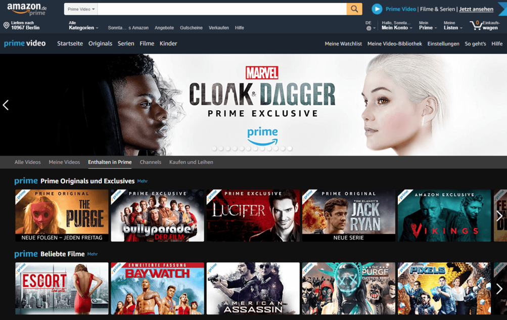 Amazon prime discount video the test